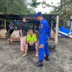 Pantai Cemara Dijaga Ketat, Patroli Rutin Satpolairud Lombok Barat Pastikan Keamanan Wisatawan