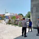 Patroli Siang Polsek Gerung, Sasar Pelajar, Taman, hingga Rumah Sakit