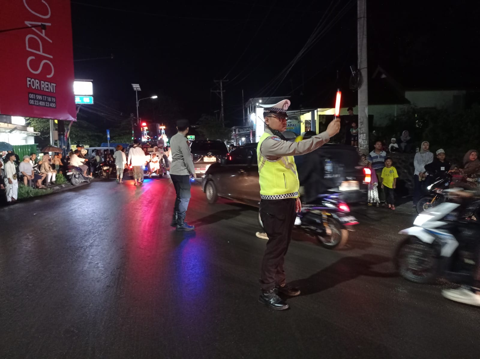 Pengamanan Malam Takbiran di Pelabuhan Lembar Berjalan Kondusif