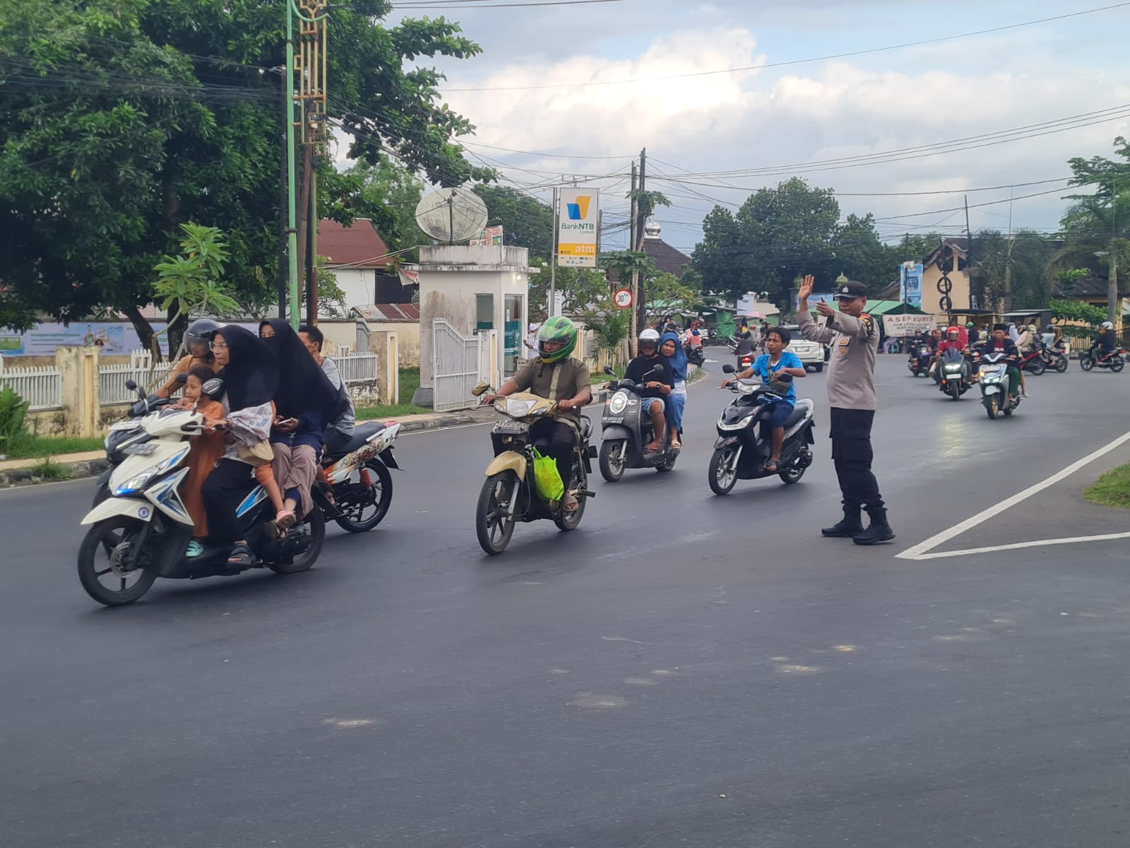 Jaga Keamanan Ramadhan, Polsek Kediri Intensifkan Patroli Ngabuburit
