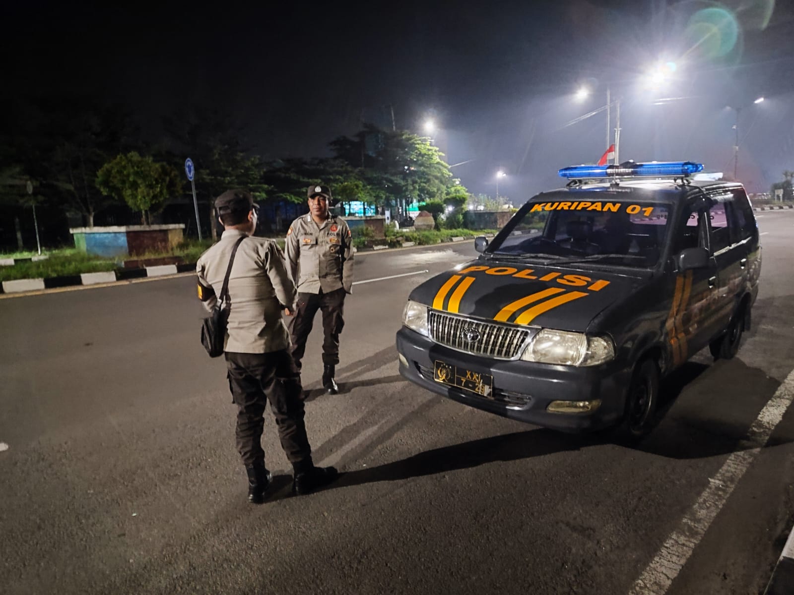 Patroli KRYD Polsek Kuripan, Cegah Begal dan Balap Liar