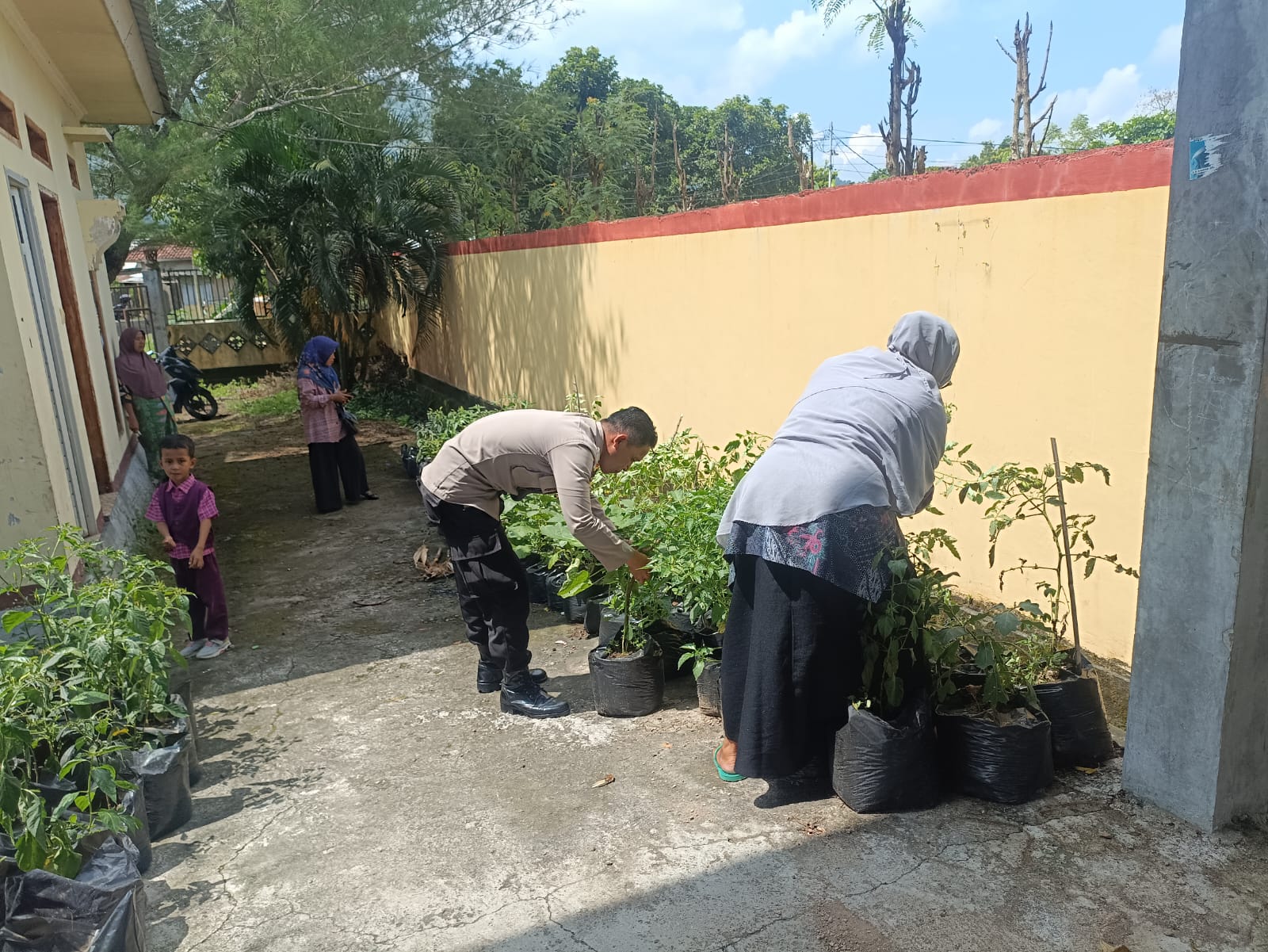 Dukung Pangan Nasional, Polisi Aktif Dampingi Petani Desa