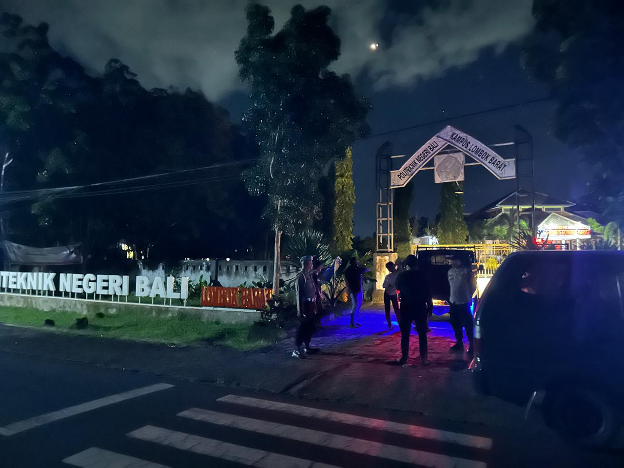 Patroli Rutin Polsek Kuripan Jaga Kondusifitas Malam Hari di Wilayah Rawan