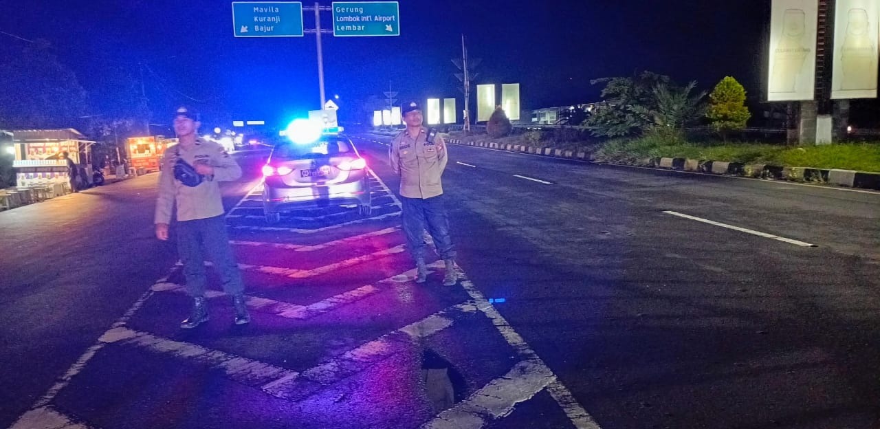 Labuapi Perketat Patroli, Jalanan Lombok Lebih Tertib