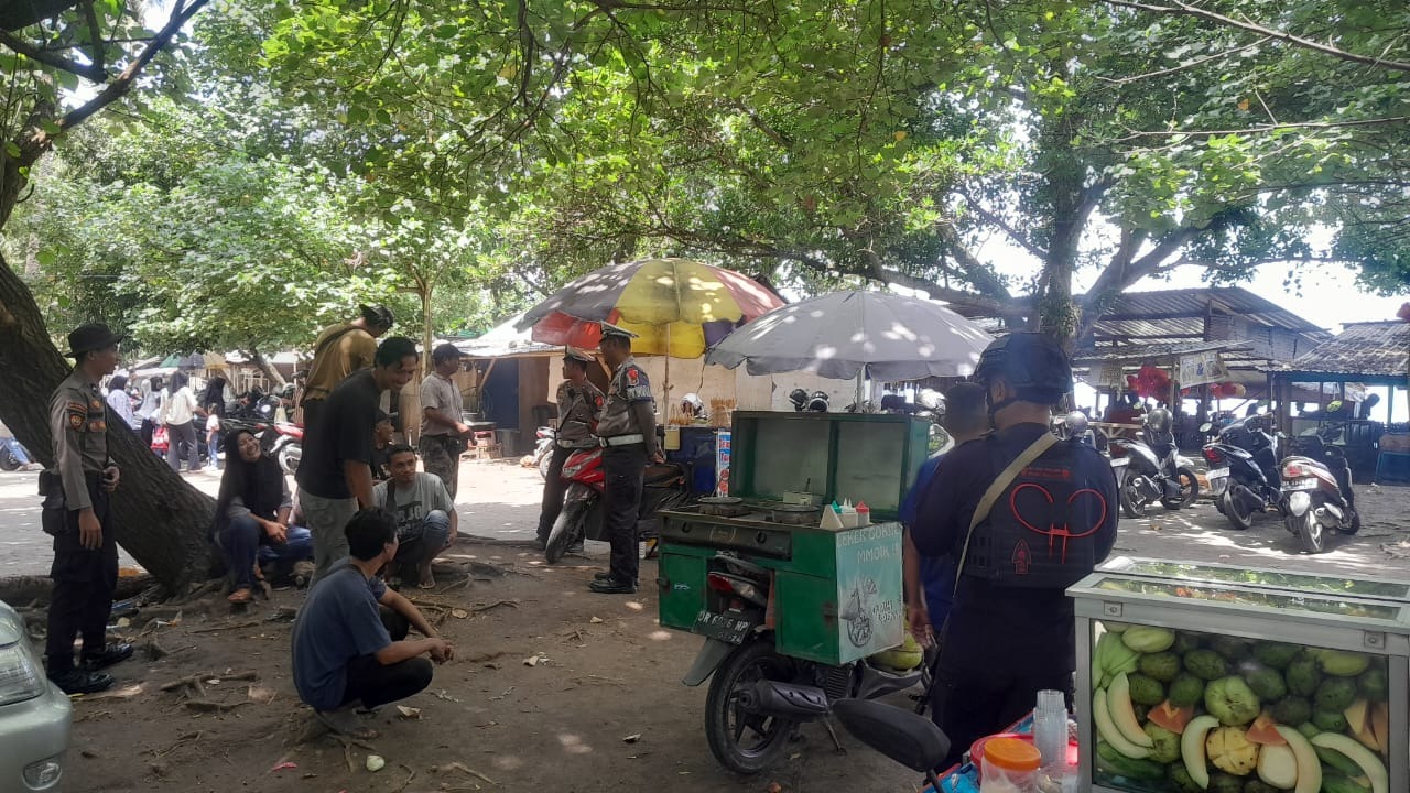 Pantai Duduk II Jadi Prioritas Patroli Polres Lombok Barat di Tengah Lonjakan Wisatawan