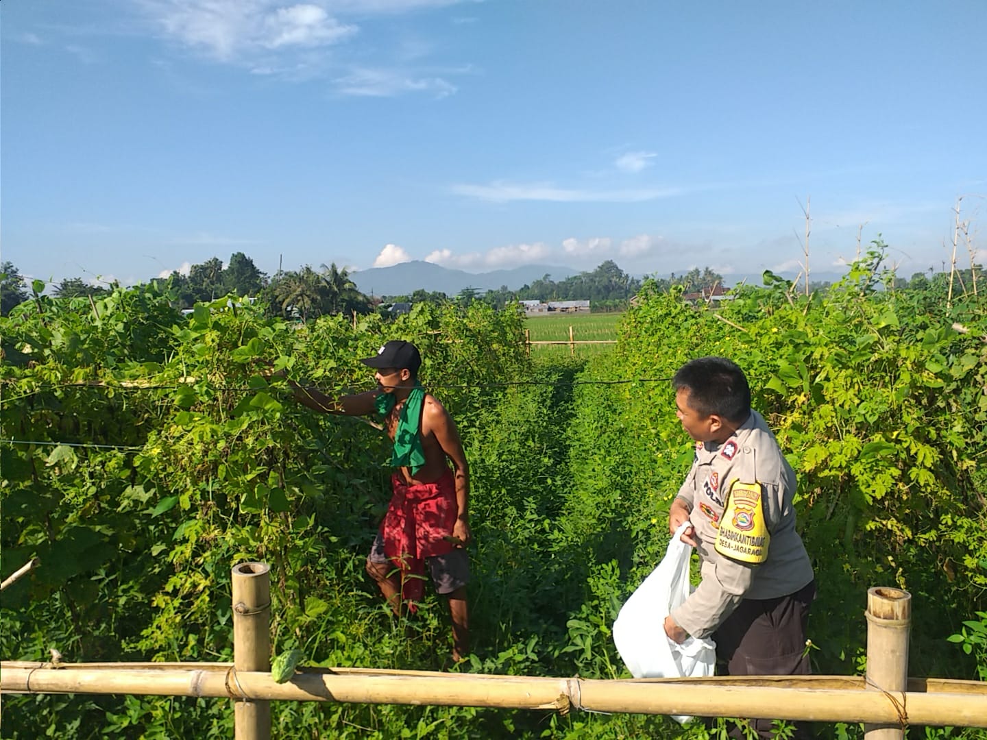 Polsek Kuripan Dukung Ketahanan Pangan Nasional, Bhabinkamtibmas Jalin Sinergi dengan Warga