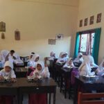 Polsek Labuapi Kawal Uji Coba Program Makan Bergizi Gratis di Lombok Barat