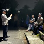 Tingkatkan Keamanan Perbatasan, Polsek Kediri Intensifkan Patroli Blue Light Dini Hari