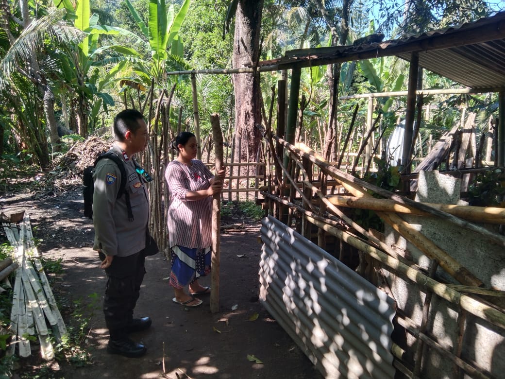 Bhabinkamtibmas Aktif Sosialisasikan Ketahanan Pangan di Desa Batulayar Barat