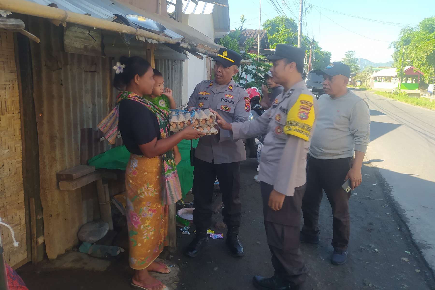 Polsek Kediri Terus Bergerak, Program Jumat Berkah Peduli Stunting Sudah Berjalan Lebih dari Dua Tahun