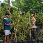 Kunjungan Bhabinkamtibmas: Edukasi Pemuda tentang Ketahanan Pangan Pekarangan