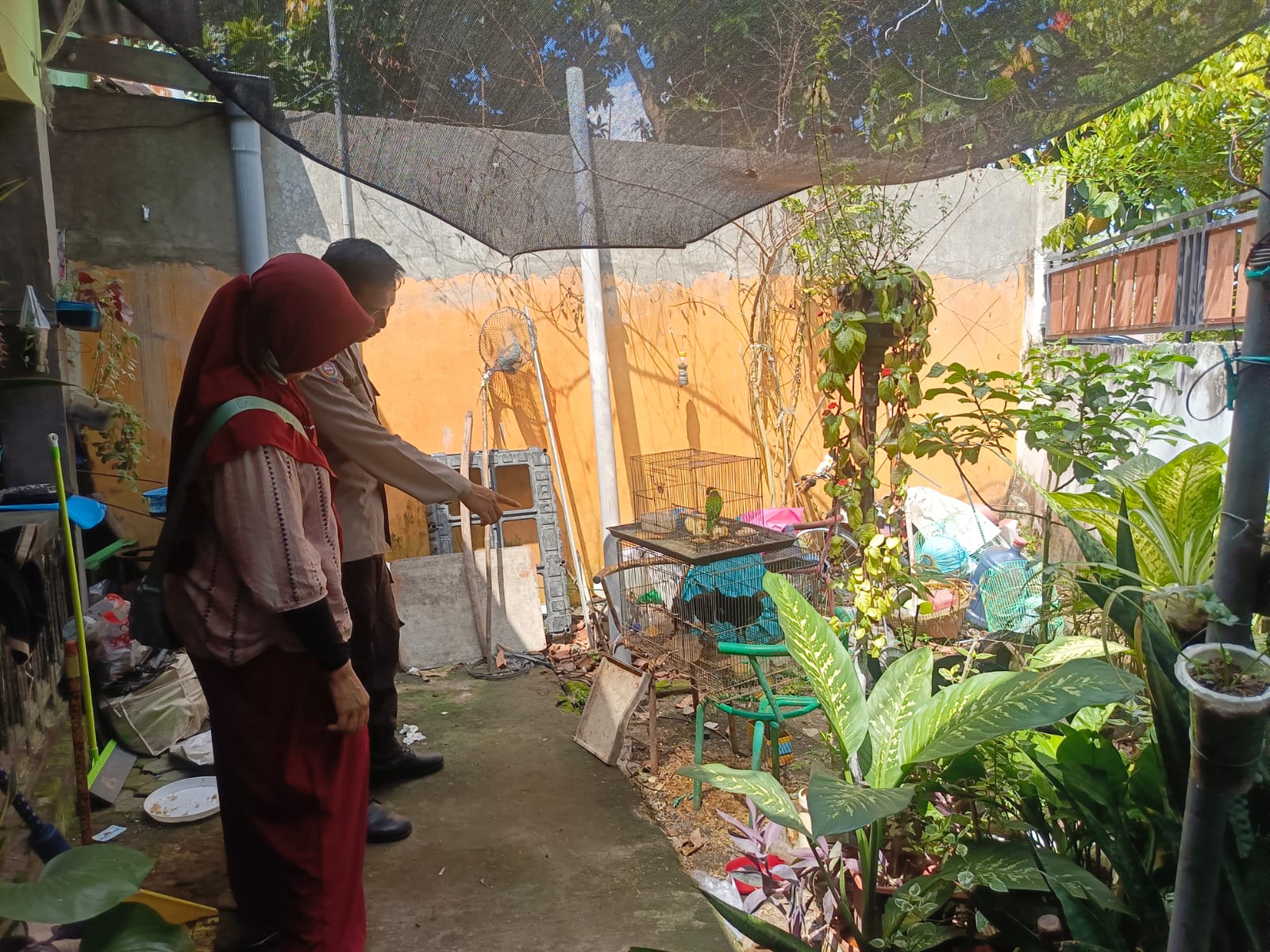 Door to Door System Polsek Labuapi: Pekarangan Sumber Pangan Bergizi