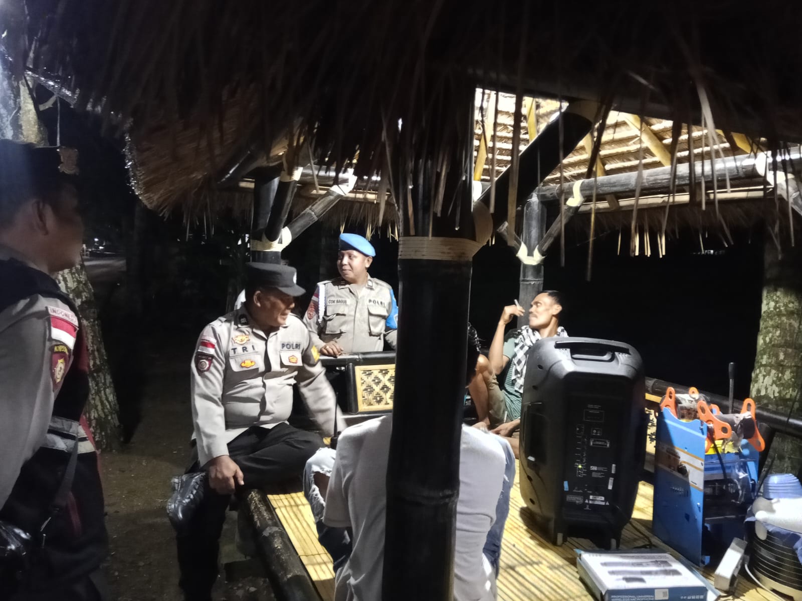 Cegah Curat, Curas, dan Curanmor, Polsek Sekotong Gencarkan Patroli