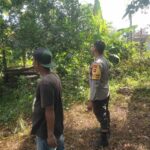 Memperkuat Ketahanan Pangan, Bhabinkamtibmas Kuranji Dalang Gencarkan Kunjungan ke Warga