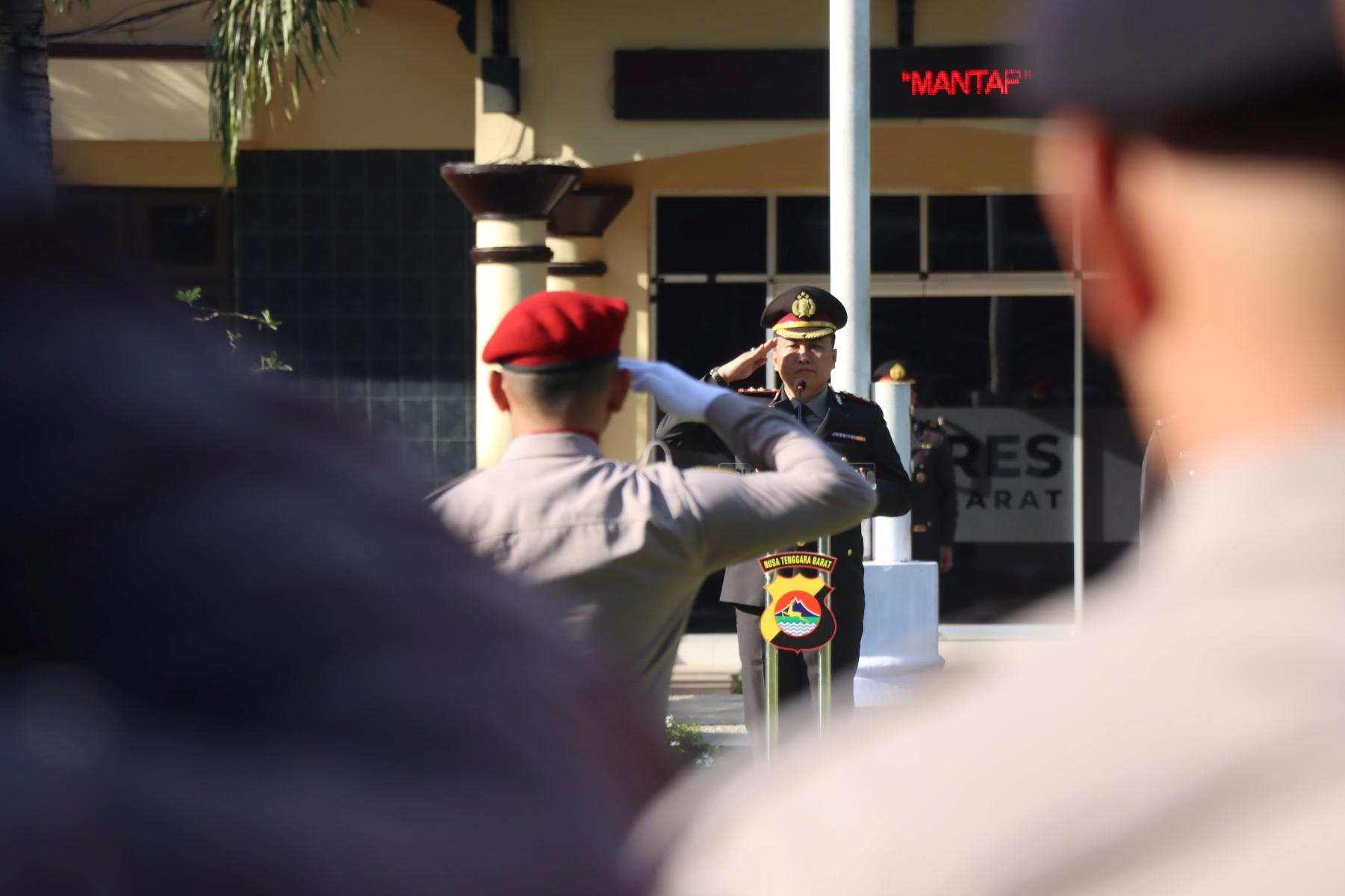 Semangat Kebhinekaan di Upacara Hari Lahir Pancasila 2025 Polres Lombok Barat