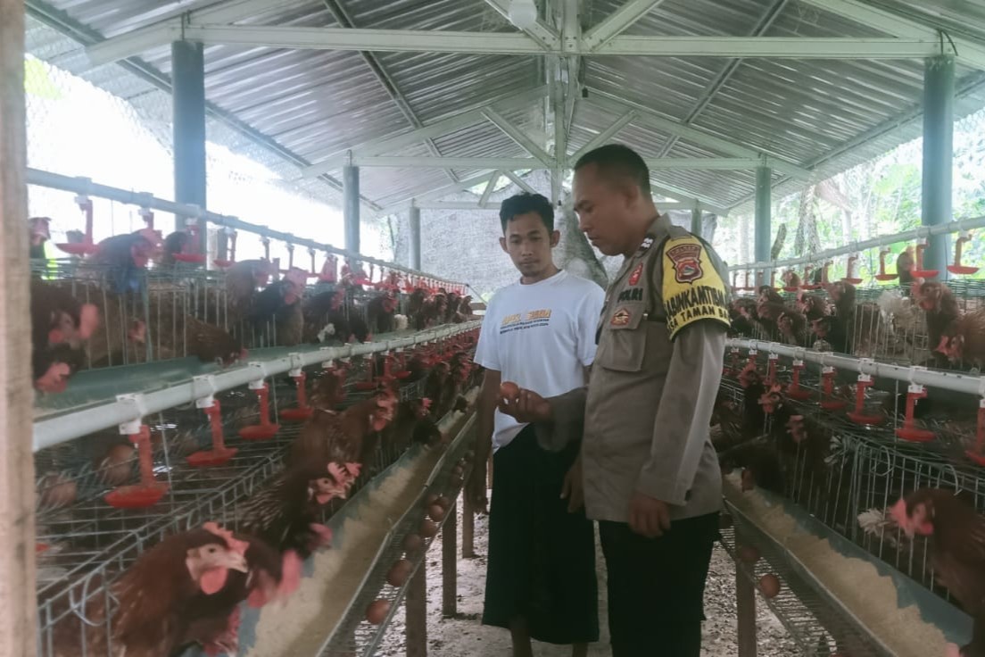 DDS Bhabinkamtibmas di Taman Baru: Edukasi Pangan dan Kamtibmas