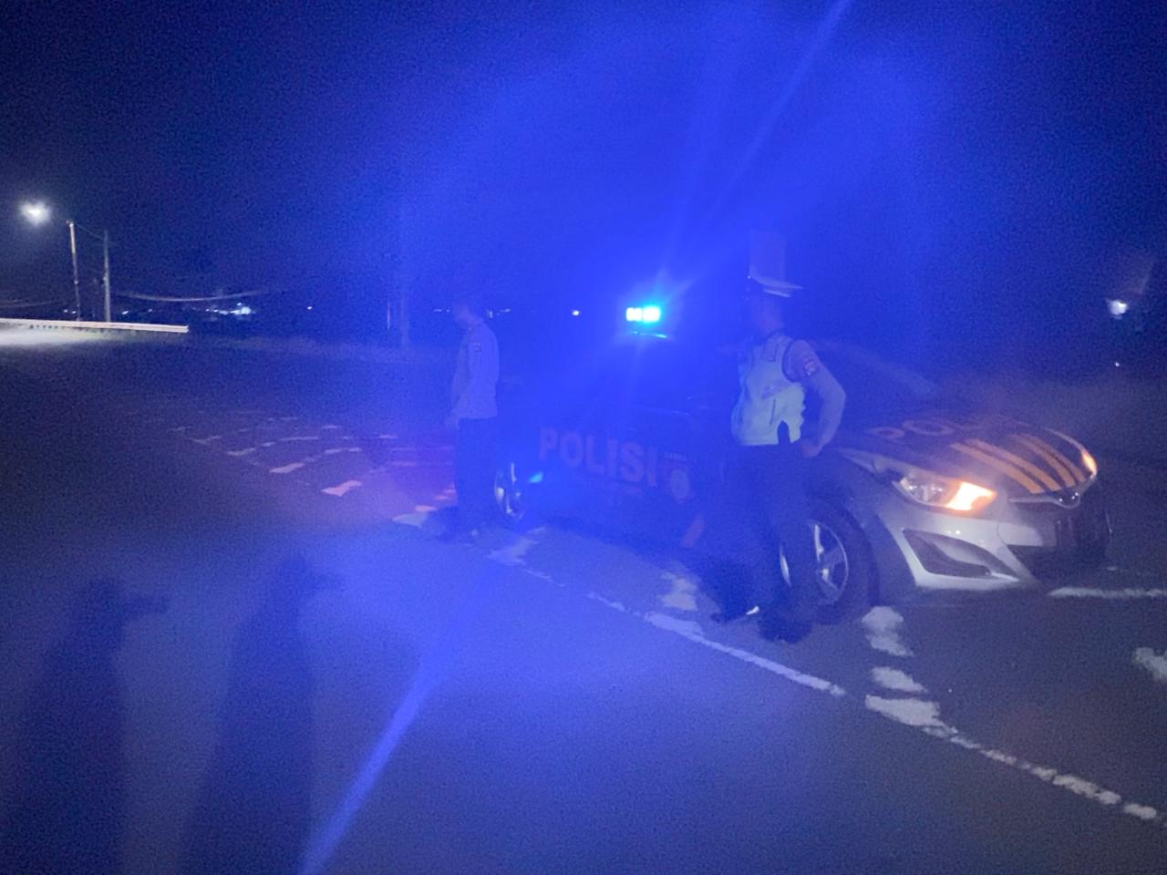 Polsek Kediri Intensifkan Patroli Blue Light di Bypass BIL dan Keling, Cegah 3C dan Balap Liar