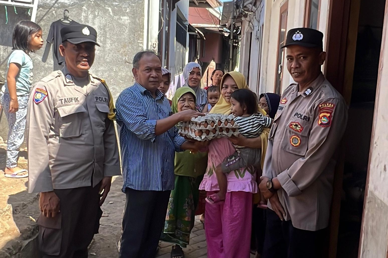 Polsek Kediri Terus Galakkan Program Peduli Stunting di Desa Kediri