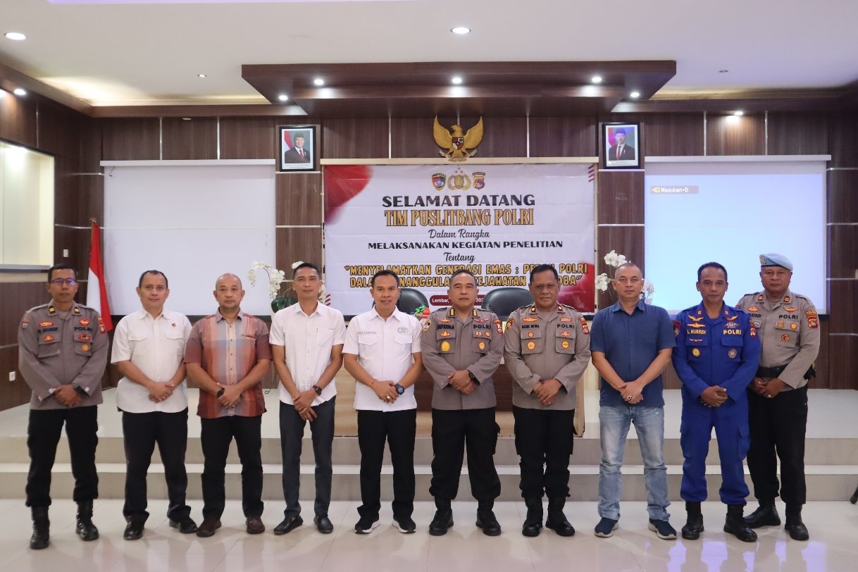 Puslitbang Polri Perkuat Strategi Pemberantasan Narkoba di Lombok Barat