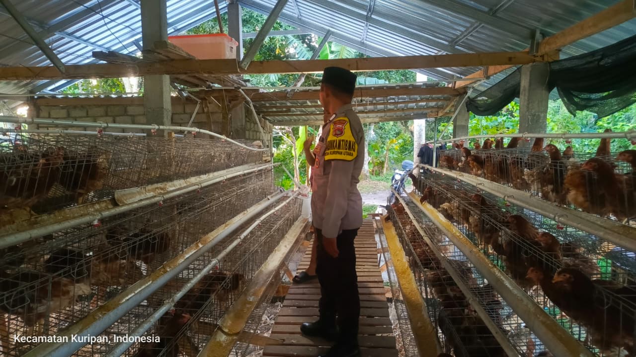 Polres Lombok Barat Perkuat Sinergi dengan Warga Kuripan Utara dalam Program Ketahanan Pangan