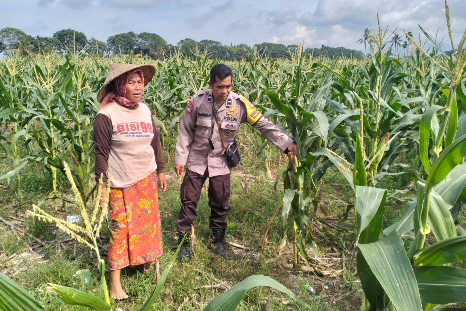 Polsek Labuapi Bangun Kesadaran Pangan Mandiri di Karang Kebon