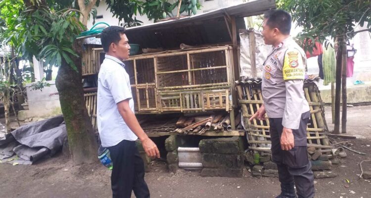 Motivasi Bhabinkamtibmas, Warga Nekat Bangun Kandang Ayam di Pekarangan